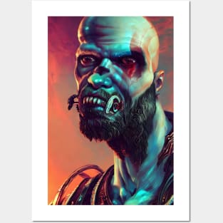 KRATOS ZOMBIE CYBERPUNK Posters and Art